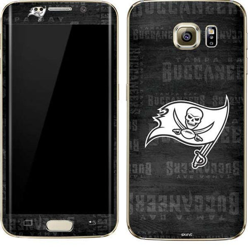 NFL Tampa Bay Buccaneers Black & White Galaxy S7 Edge Skin